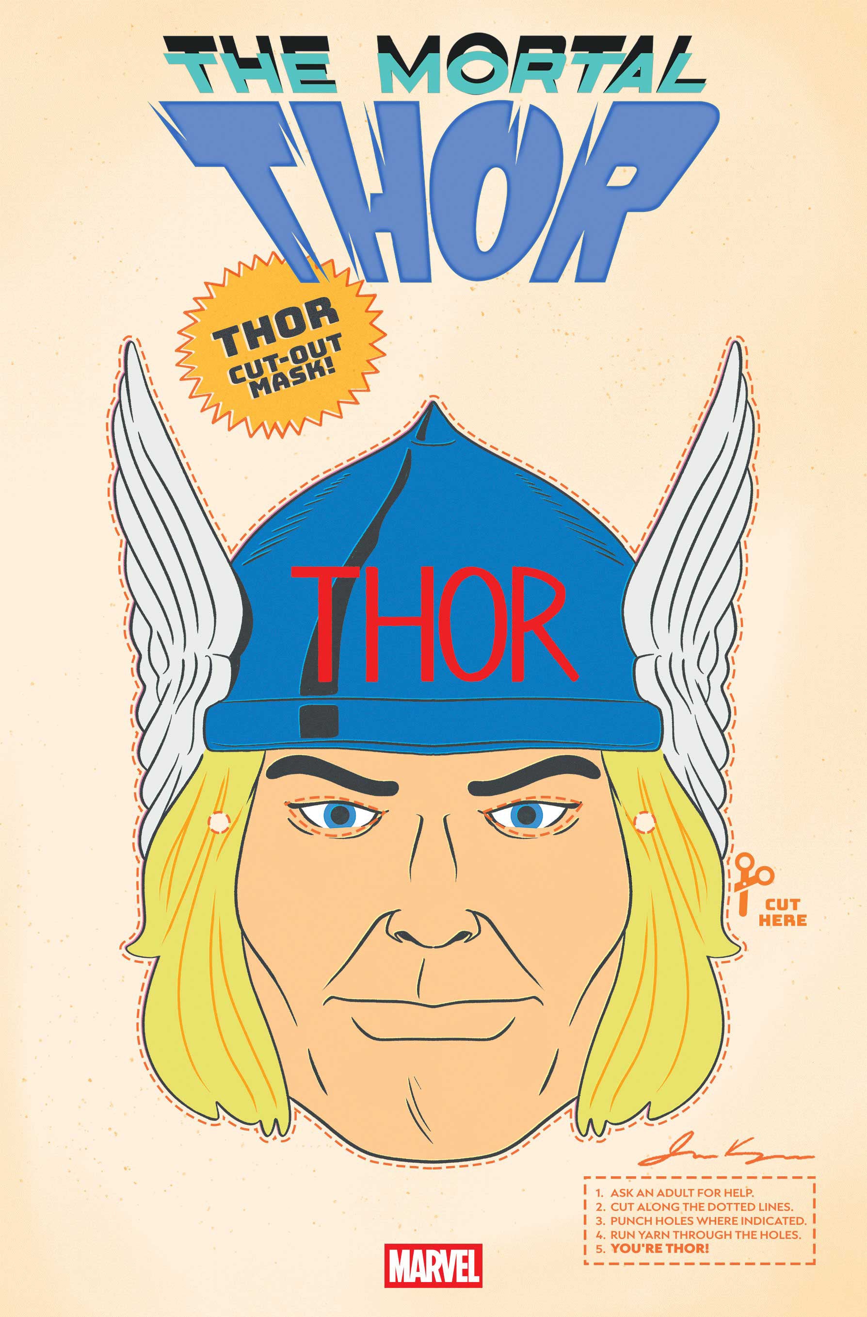 Thor [2025] #2 (Retro Halloween Mask Variant)