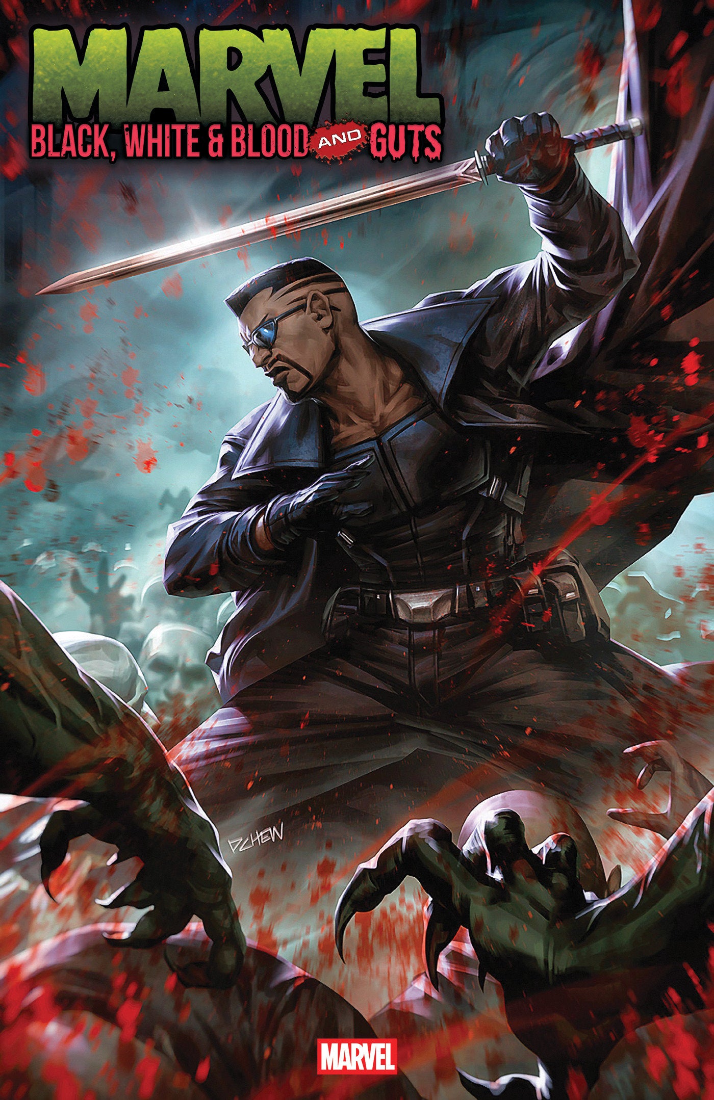 Marvel: Black, White & Blood and Guts #1 (Derrick Chew Variant)