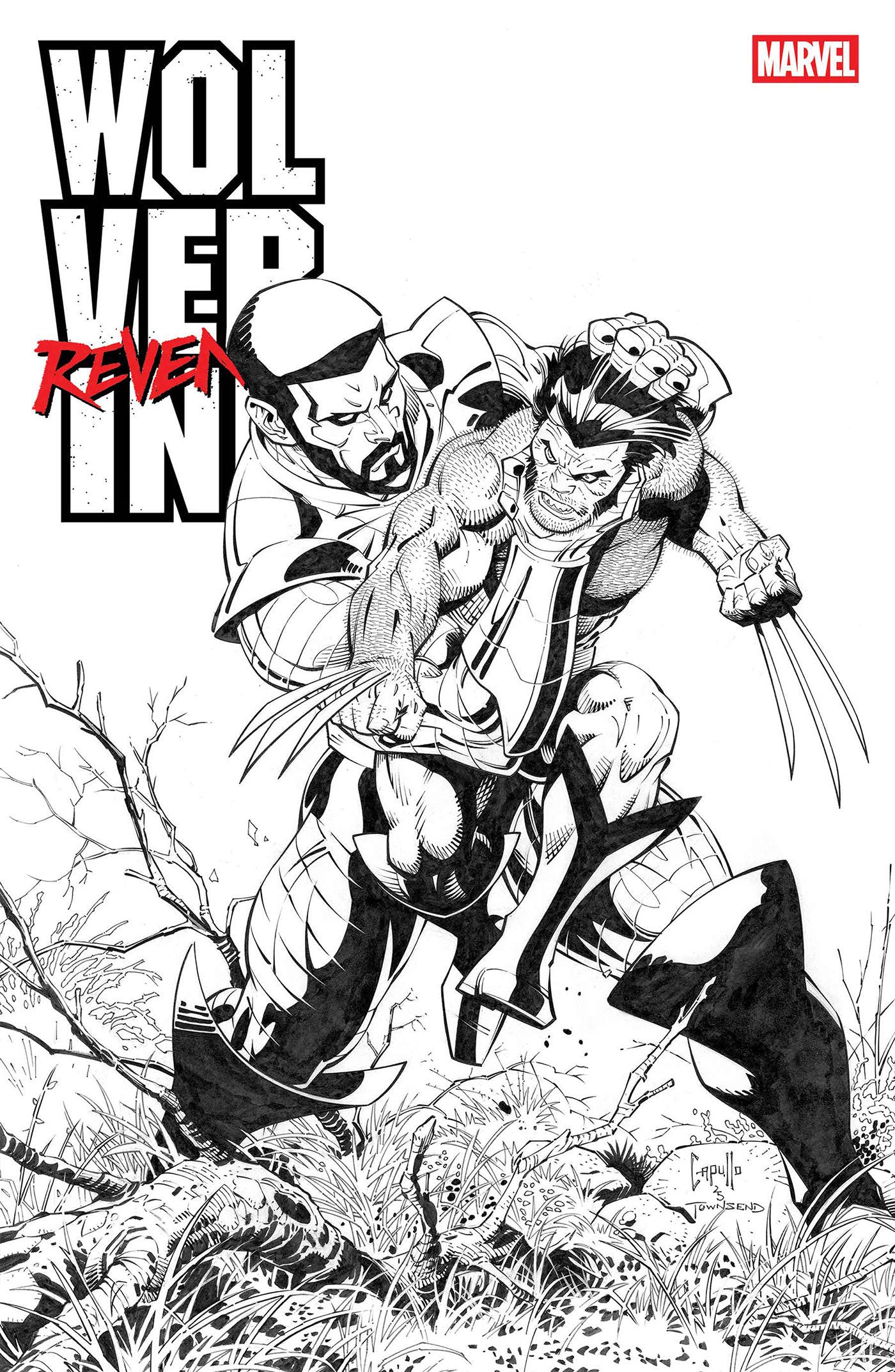 Wolverine: Revenge - Red Band: Raw Black & White Edition #03 [Polybagged]