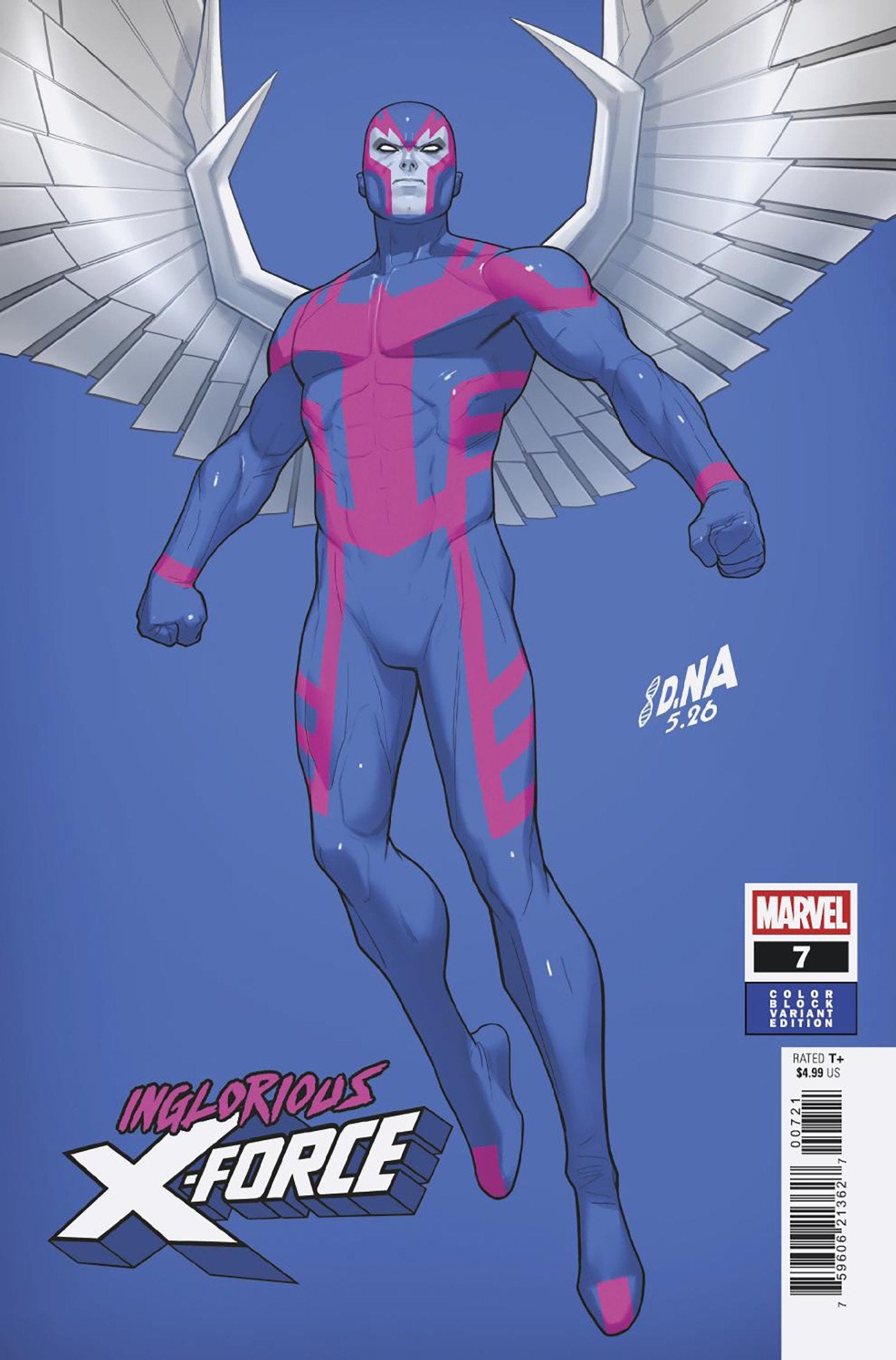 Inglorious X-Force #07 (David Nakayama Color Block Blue Variant)