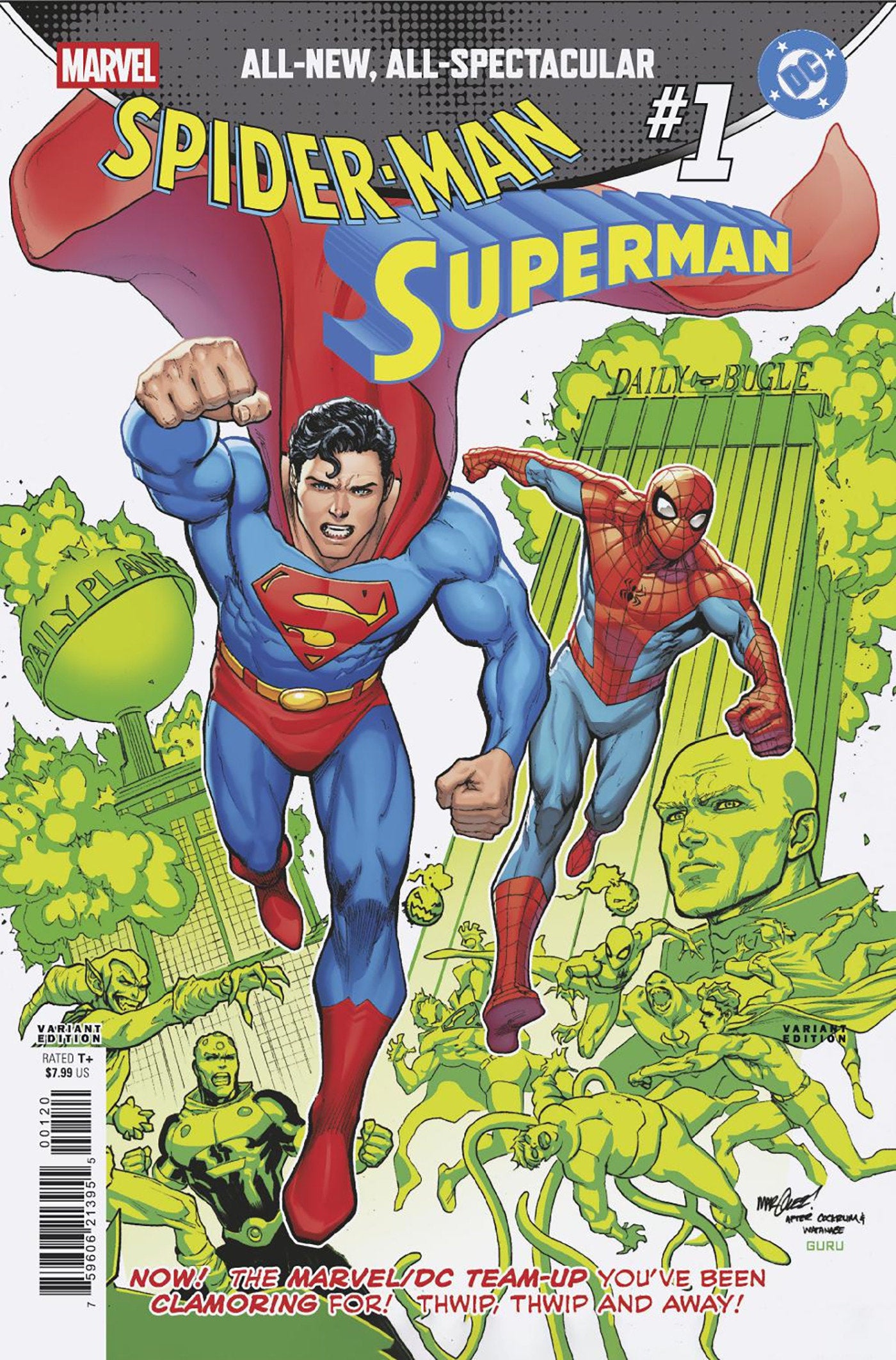 Marvel/DC: Spider-Man/Superman #01 (David Marquez Homage Variant)