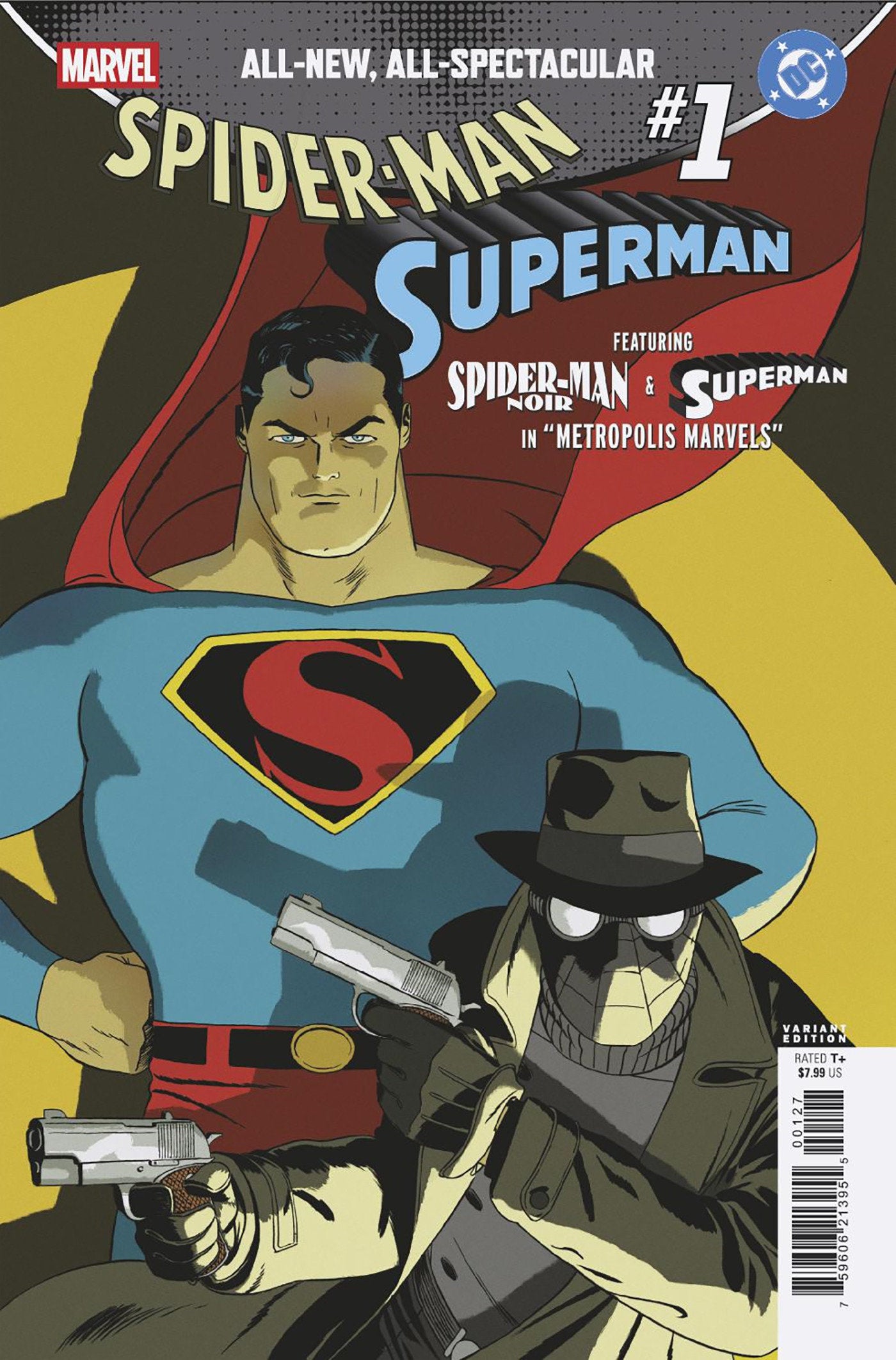 Marvel/DC: Spider-Man/Superman #01 (Marcos Martin Variant)