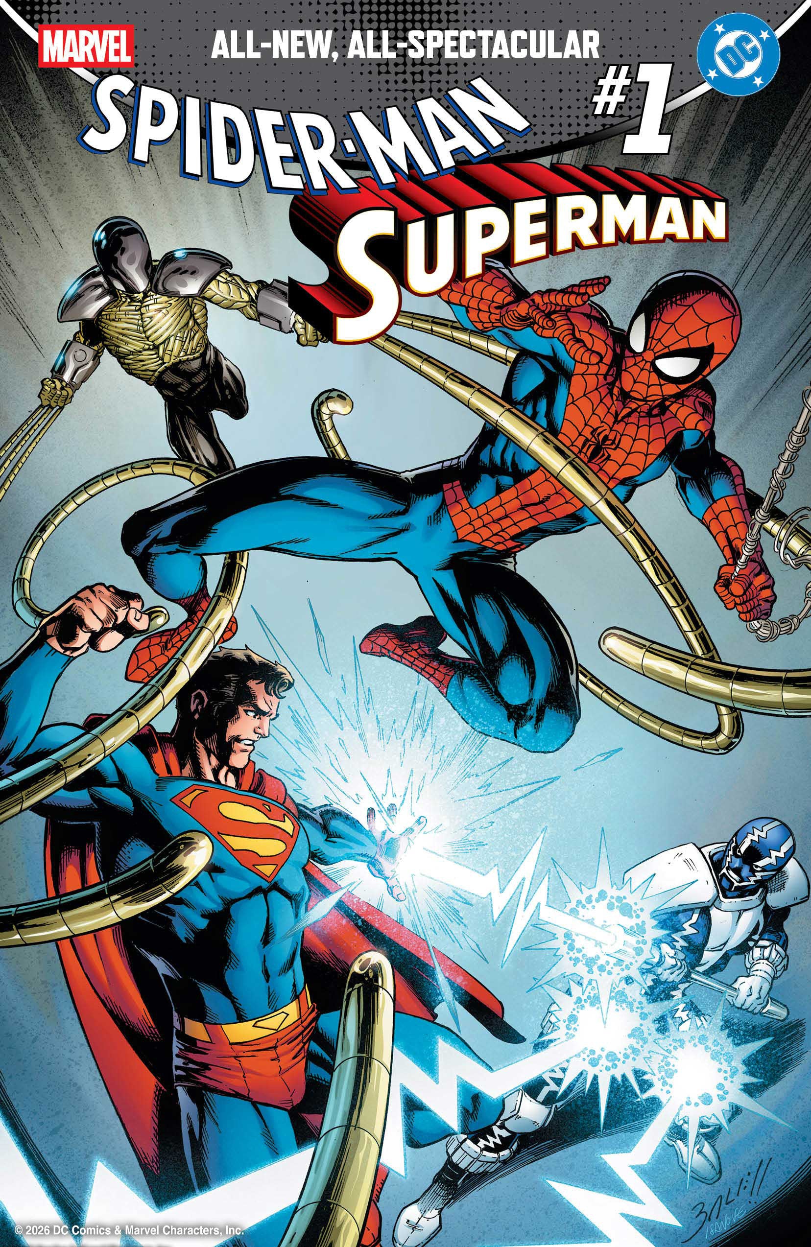 Marvel/DC: Spider-Man/Superman #01 (Mark Bagley Foil Variant)