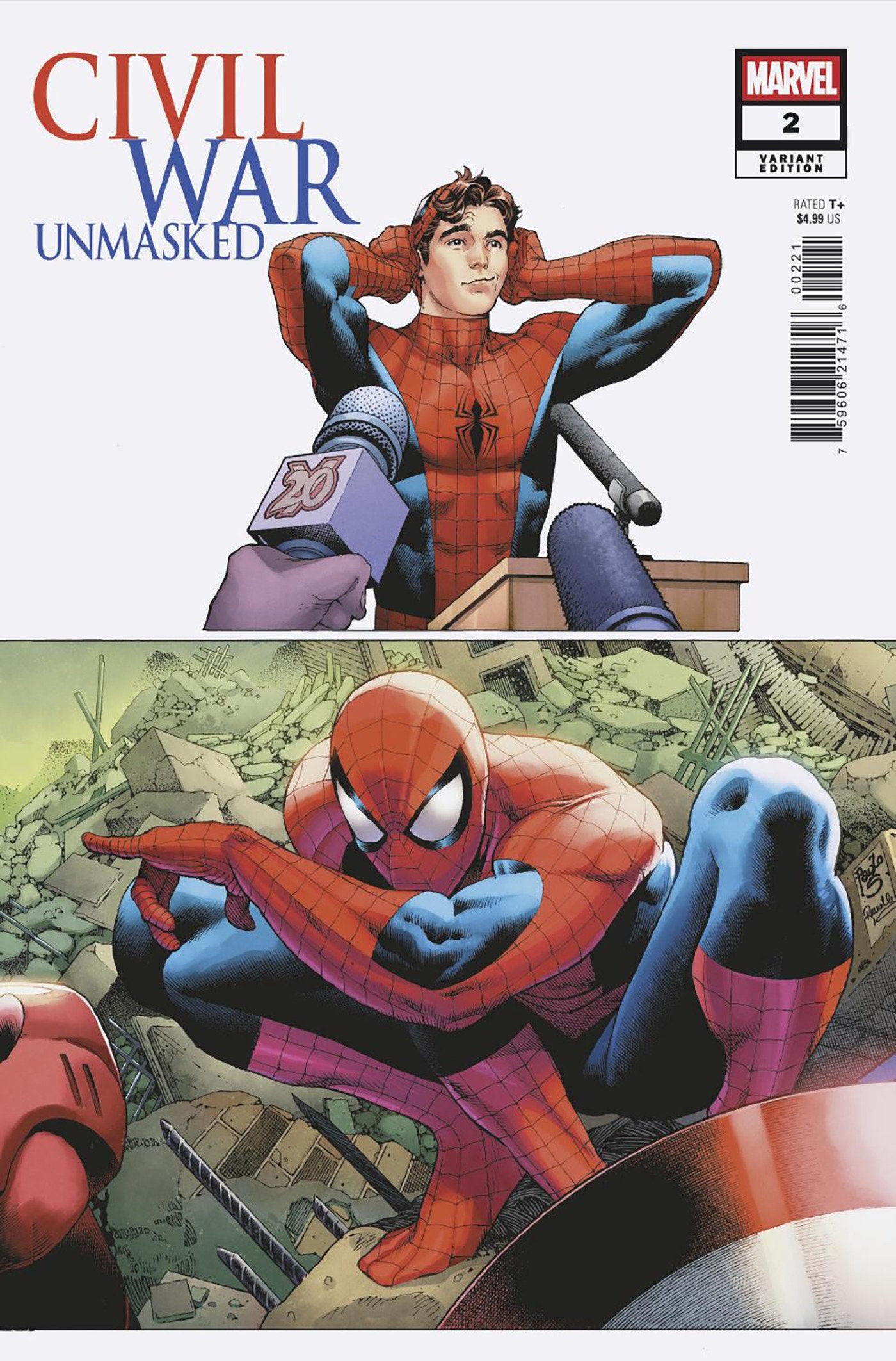 Civil War: Unmasked #02 (Paulo Siqueira 5 Part Connecting Variant)