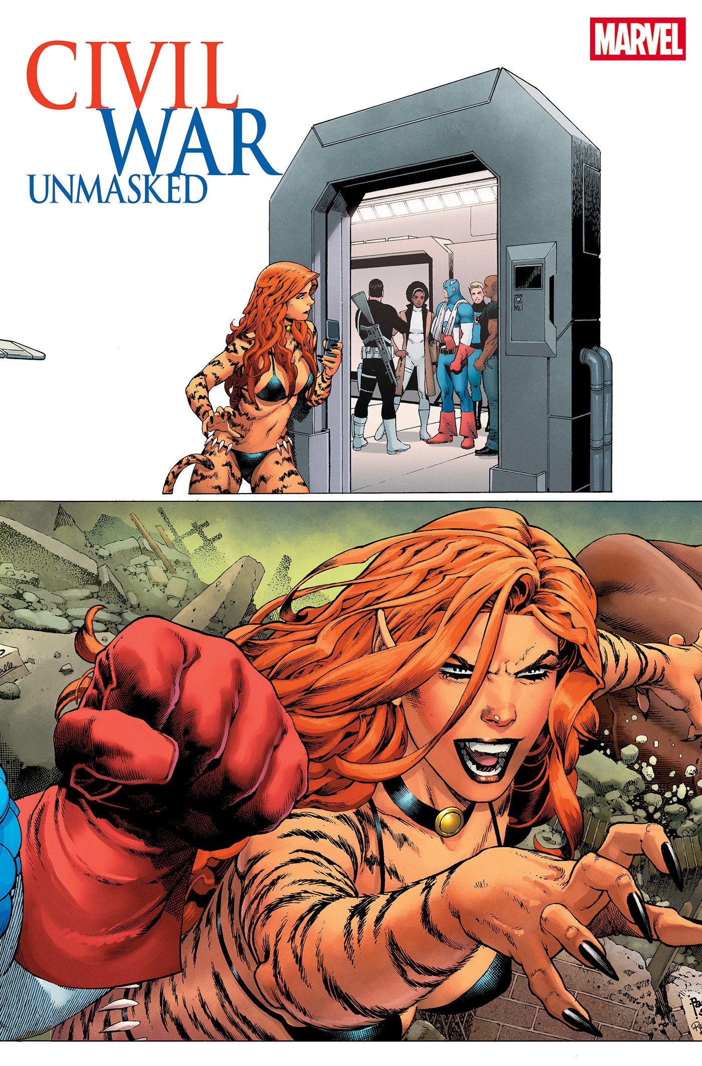 Civil War: Unmasked #04 (Paulo Siqueira 5 Part Connecting Variant)