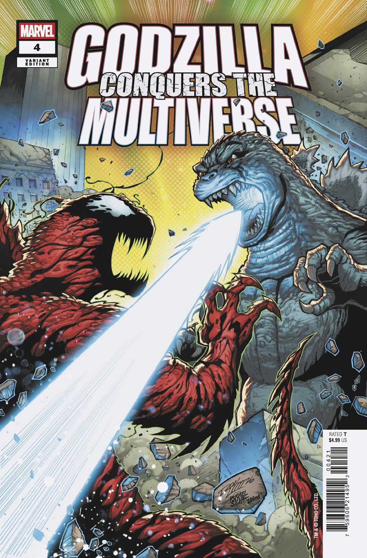 Godzilla Conquers The Multiverse #04 (Ron Lim Heisei vs. Marvel Variant)