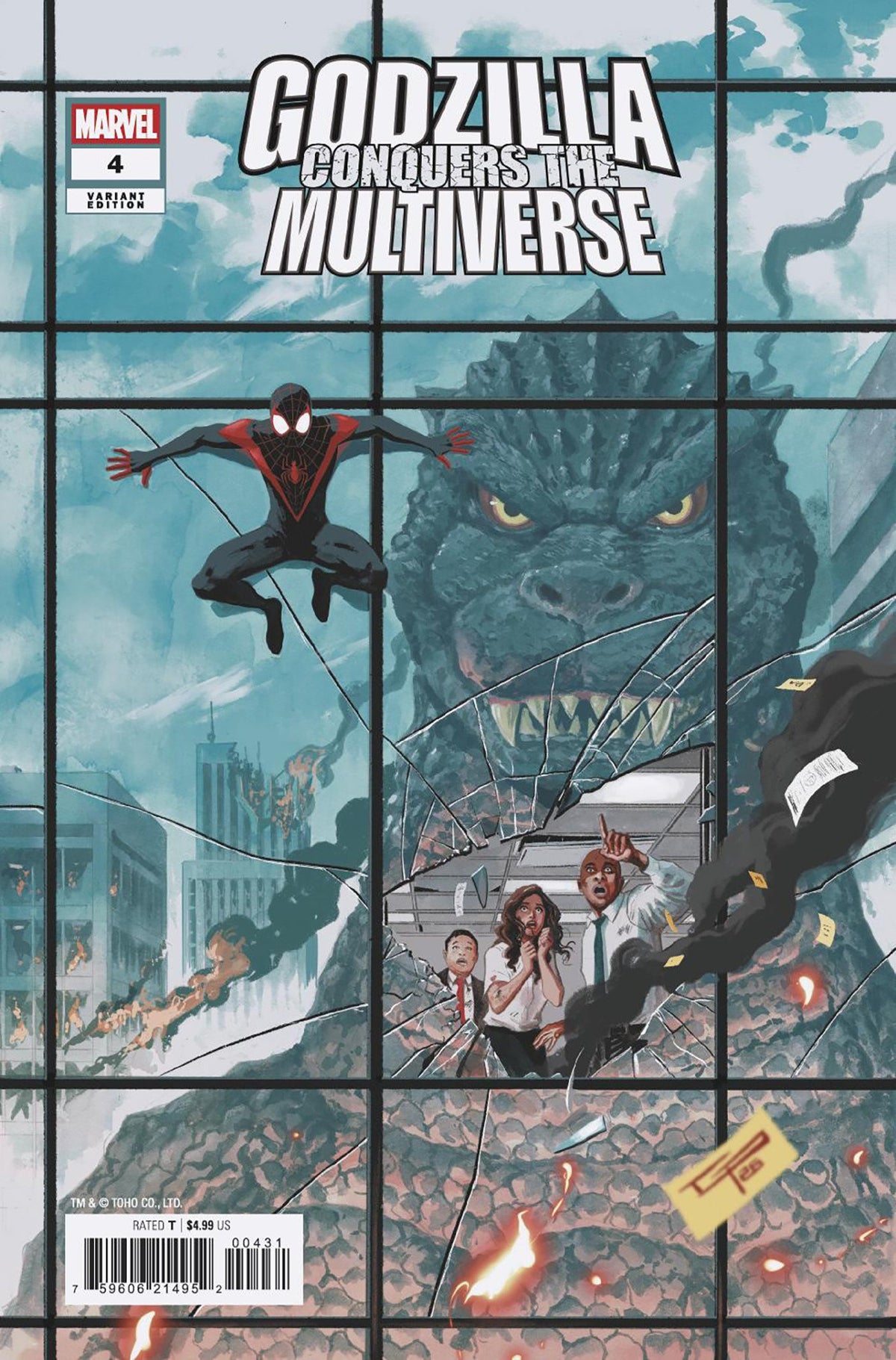 Godzilla Conquers The Multiverse #04 (German Peralta Variant)