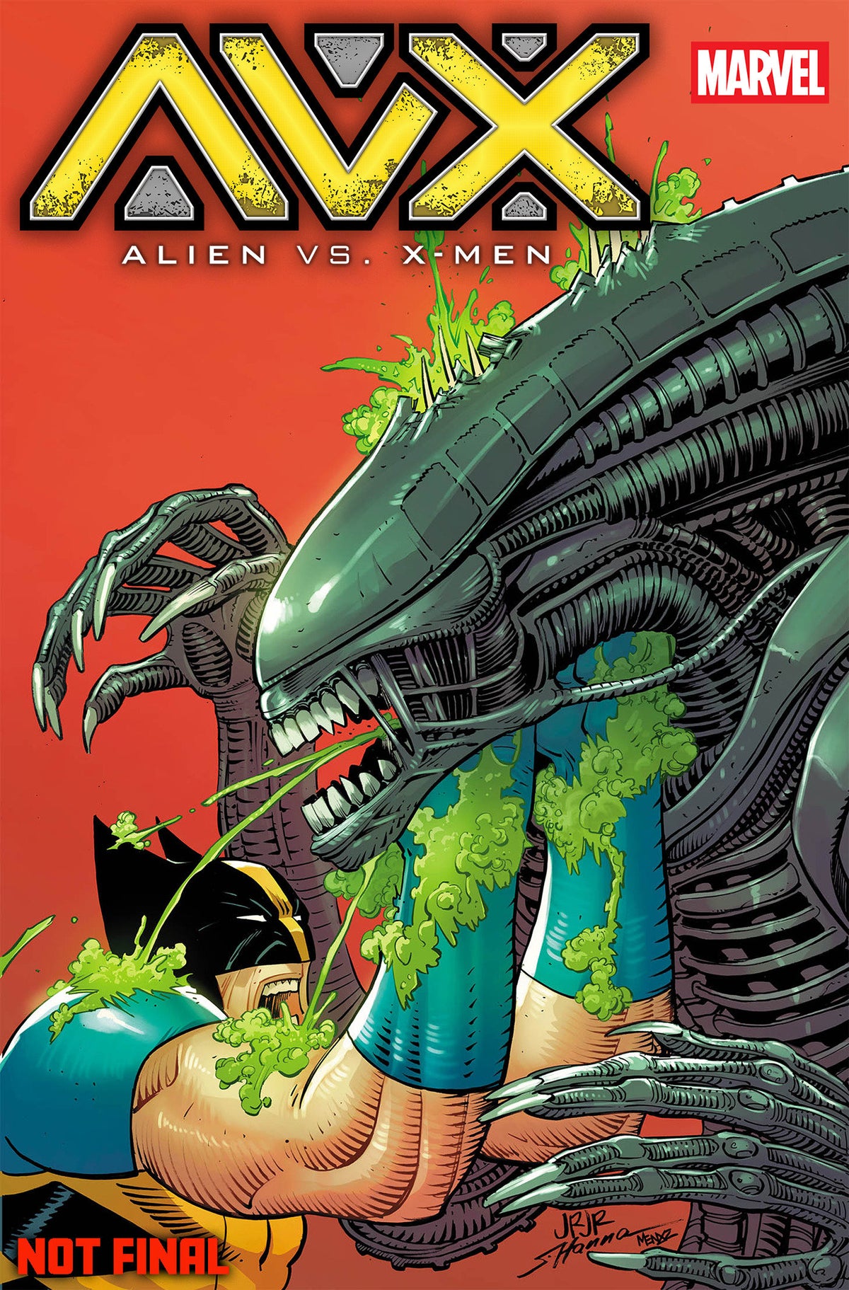 Alien vs. X-Men #01 (John Romita Jr. Foil Variant)