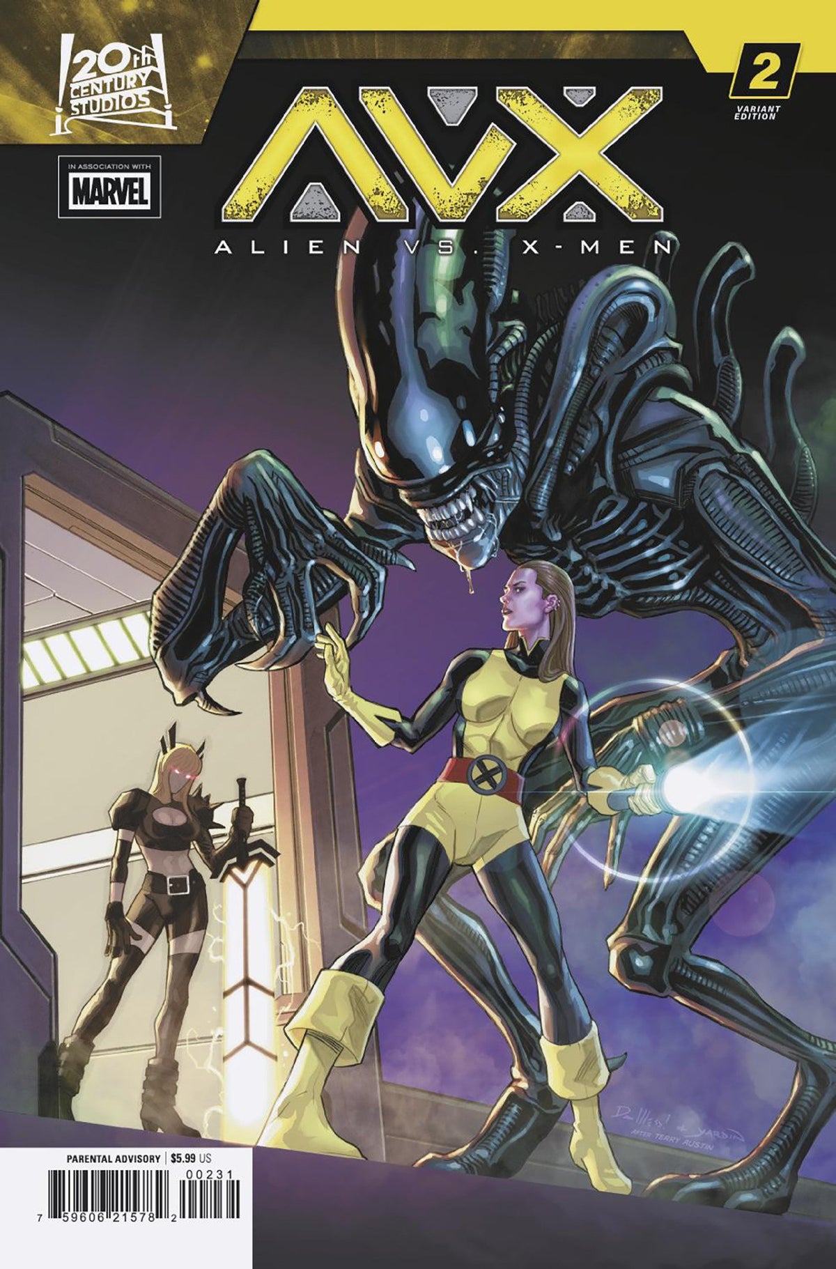 Alien vs. X-Men #02 (David Messina Variant)