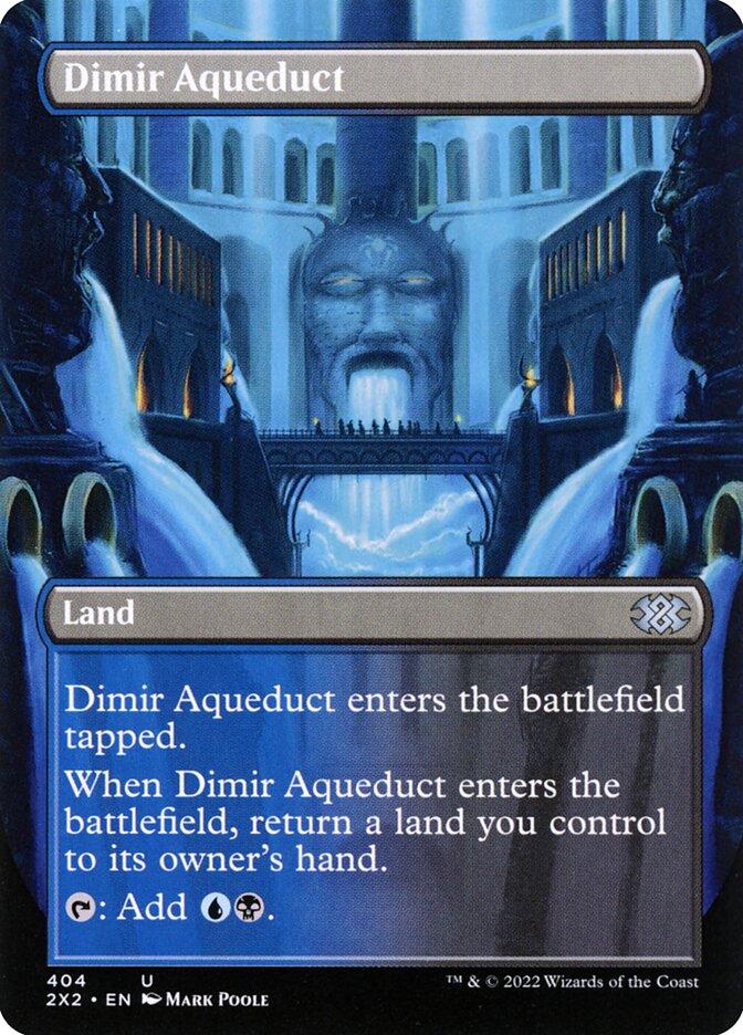 Dimir Aqueduct (Double Masters 2022) [Borderless]