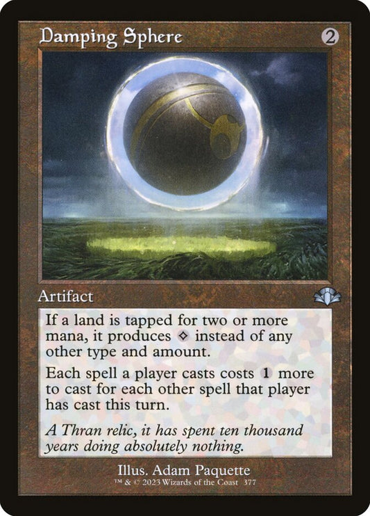 Damping Sphere (Dominaria Remastered) [Retro Frame]