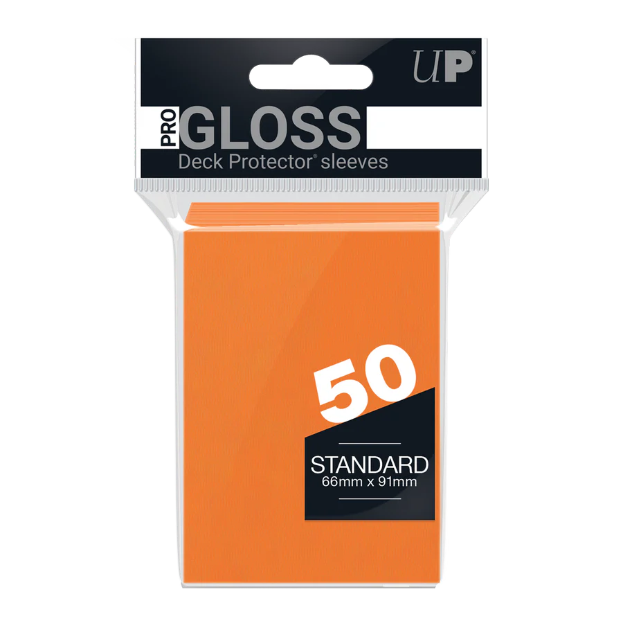 Ultra PRO: Deck Protector Pack - Orange Solid [50 sleeves]