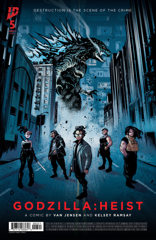 Godzilla: Heist #5 (of 5) (Cover B Movie Poster Variant)