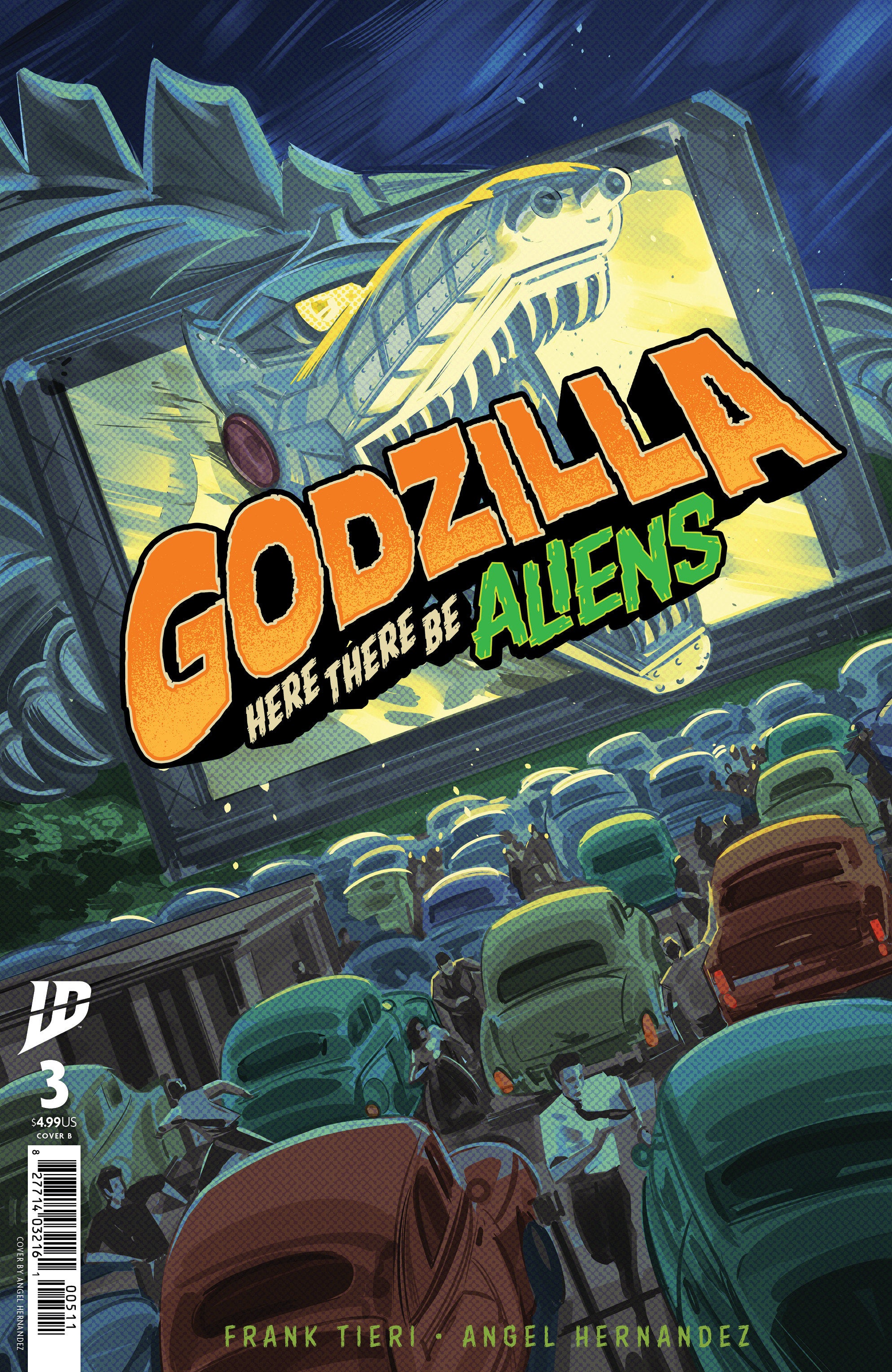 Godzilla: Here There Be Aliens #3 (Cover B Hernandez)