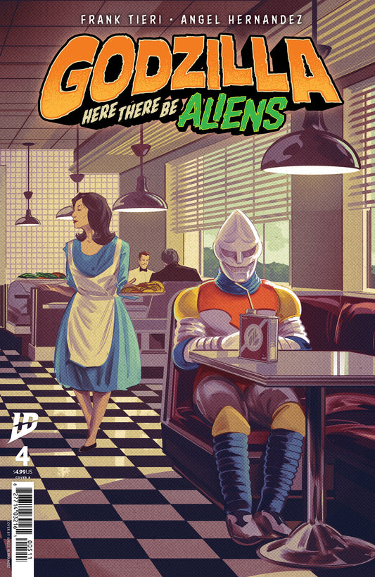 Godzilla: Here There Be Aliens #4 (Cover B Hernandez)