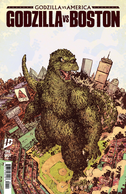 Godzilla vs. America: Boston (Cover B Lonergan)