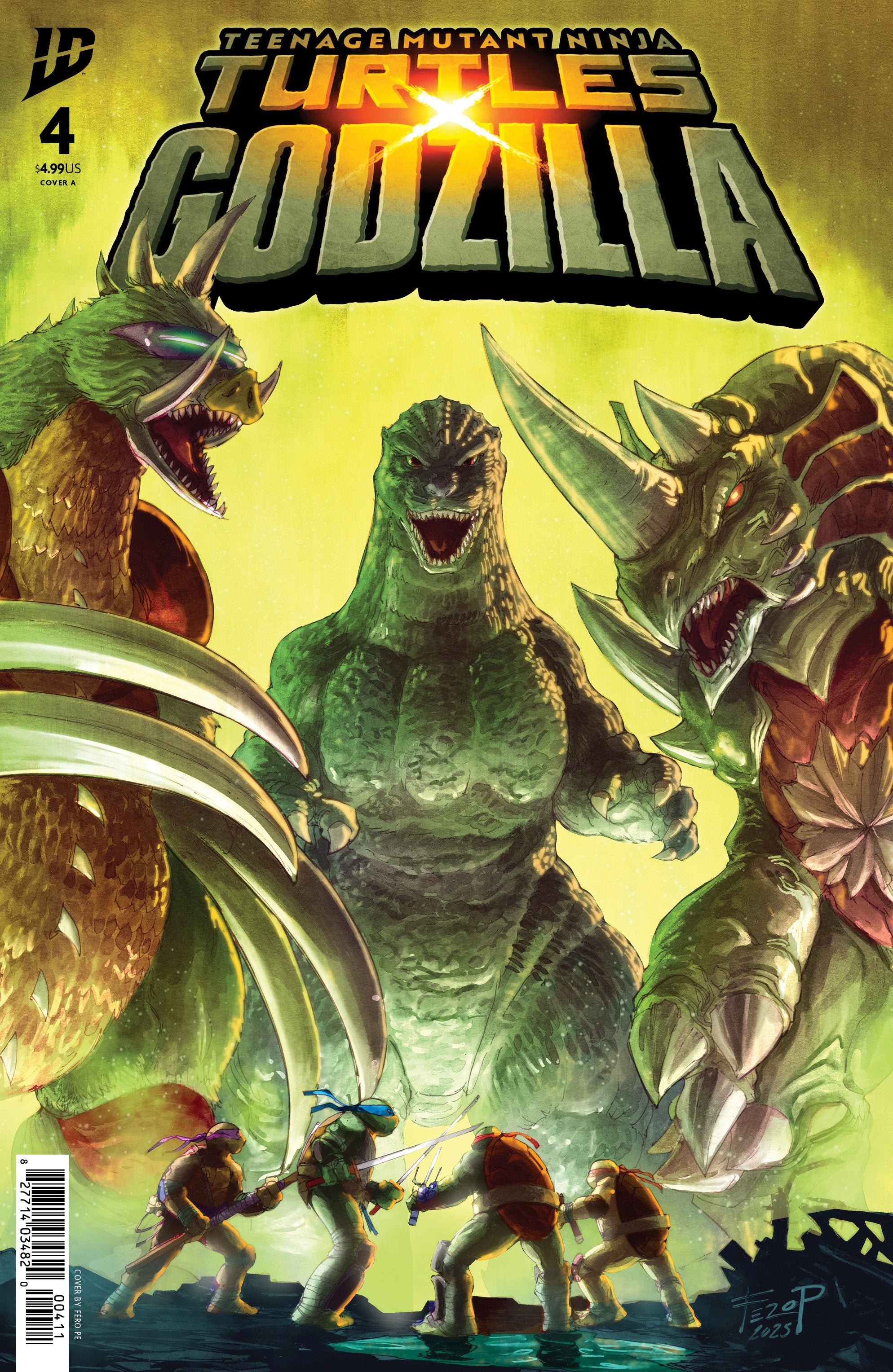 Teenage Mutant Ninja Turtles X Godzilla #04