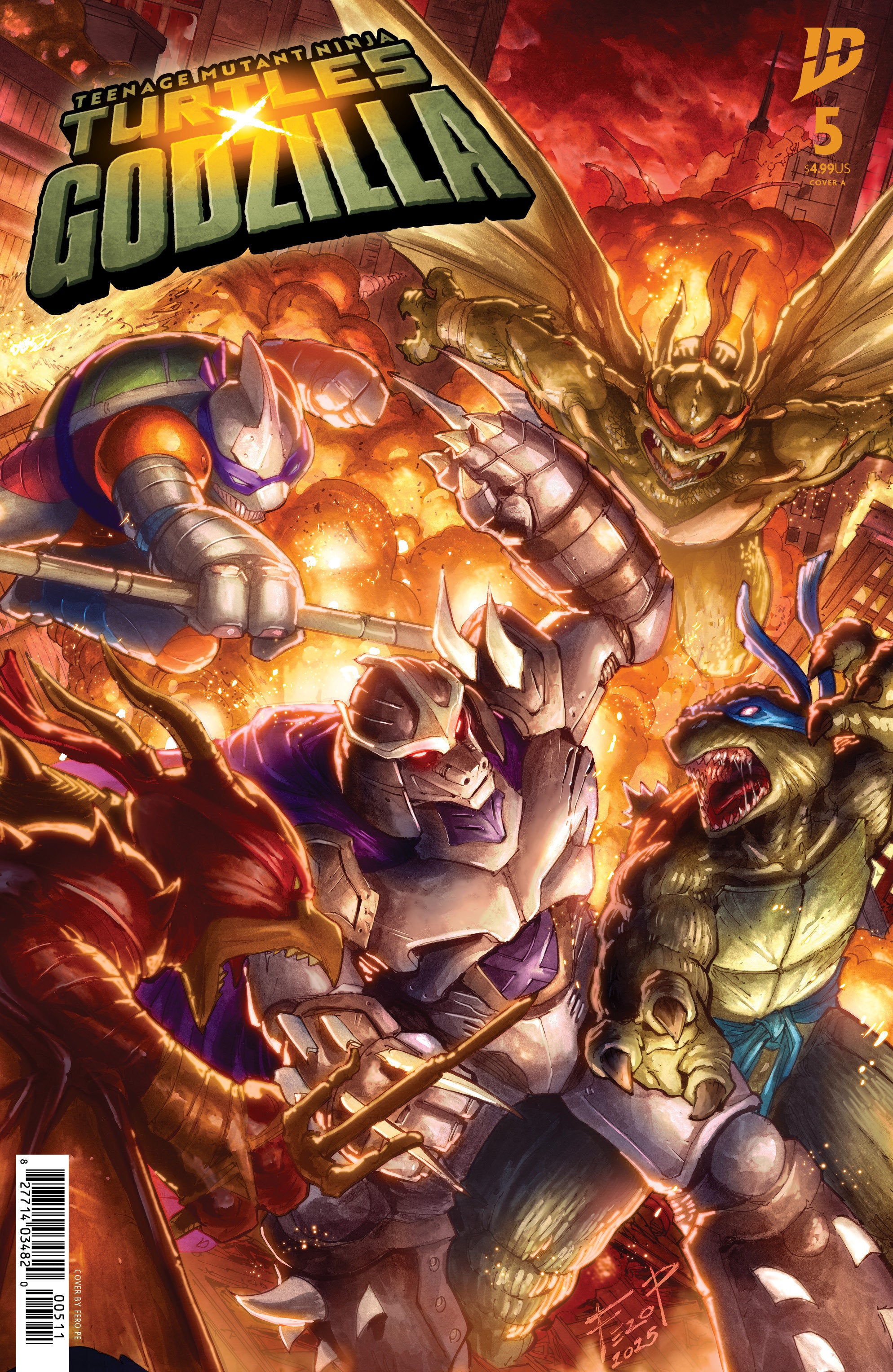 Teenage Mutant Ninja Turtles X Godzilla #05