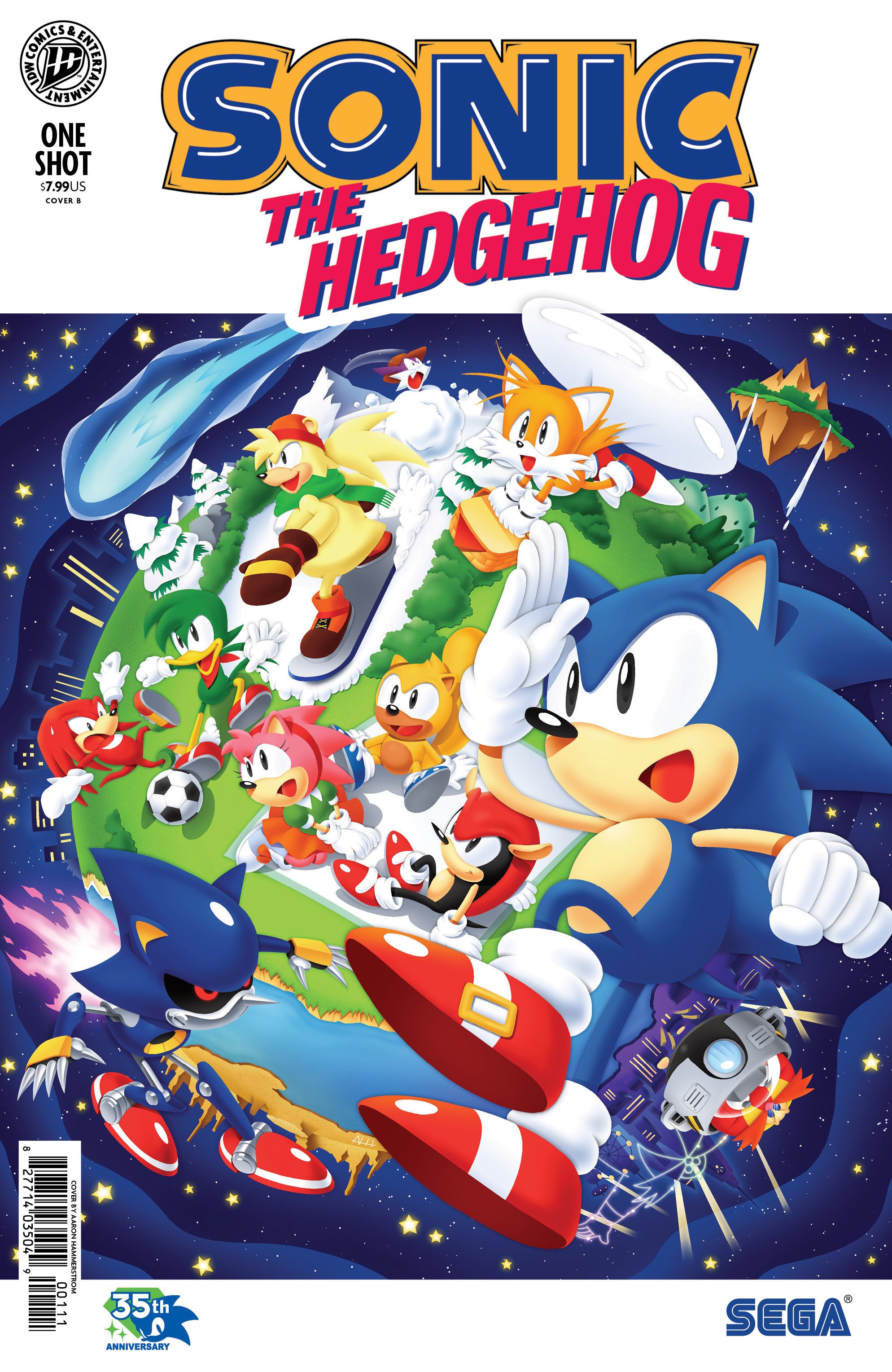 Sonic The Hedgehog: 35th Anniversary Special (Cover B Hammerstrom)