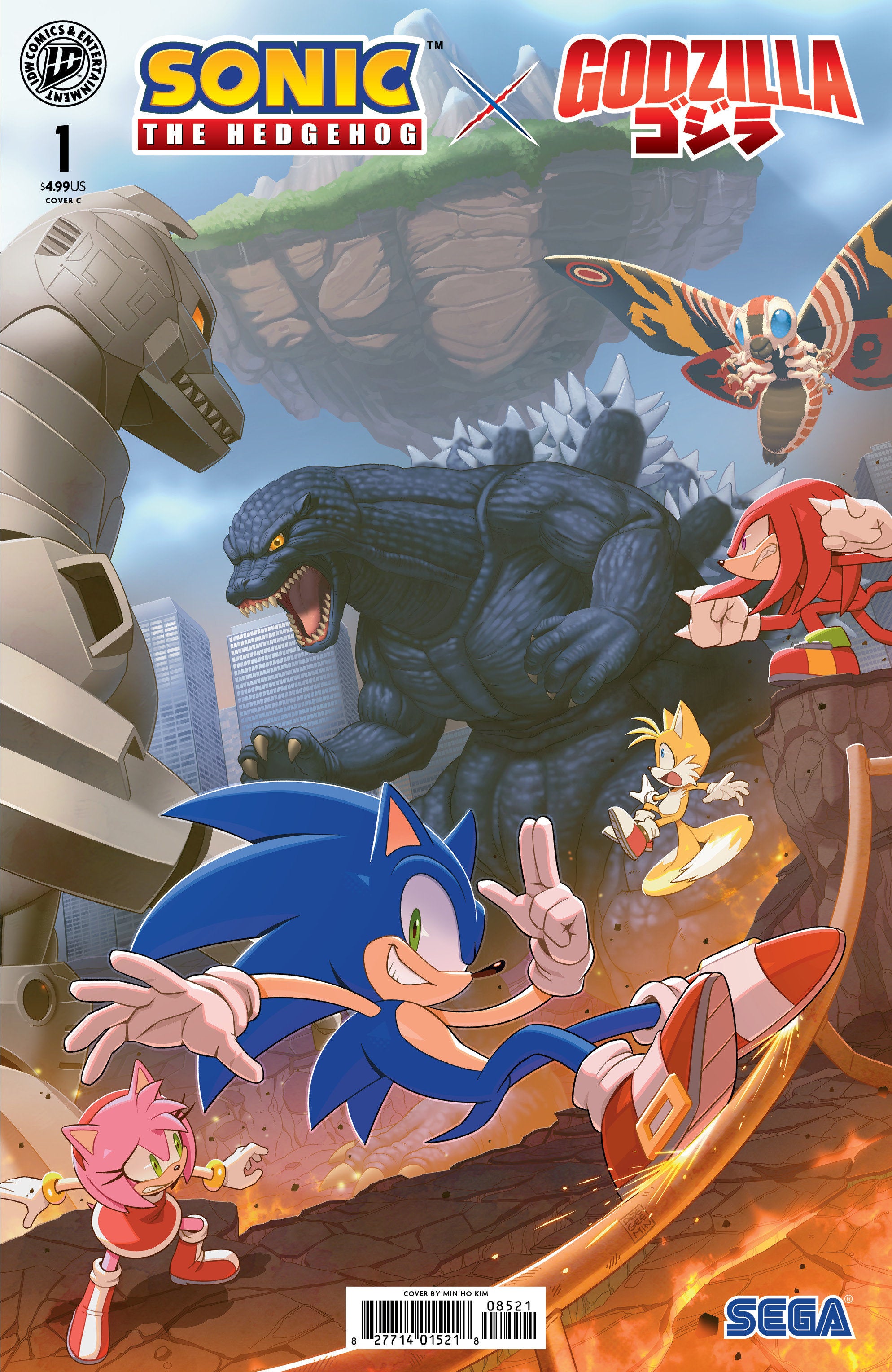Sonic The Hedgehog X Godzilla #01 (Cover C Kim)