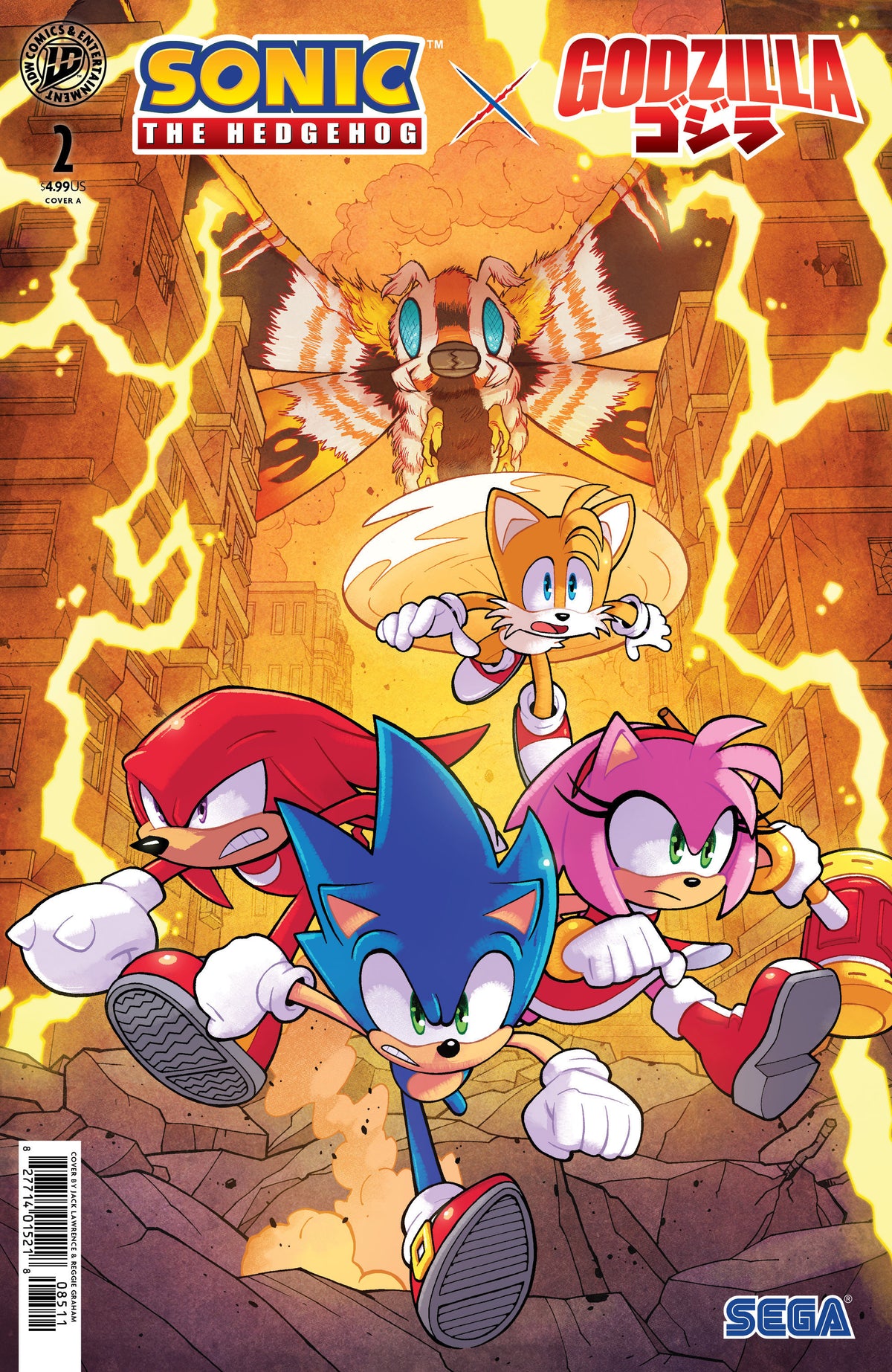 Sonic The Hedgehog X Godzilla #02