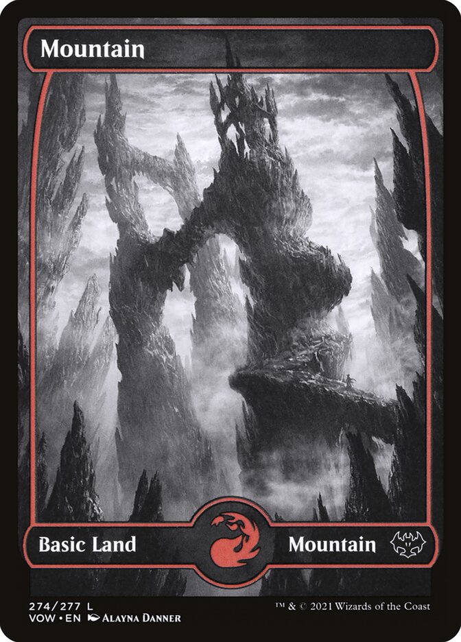 Mountain (Innistrad: Crimson Vow) [Showcase]