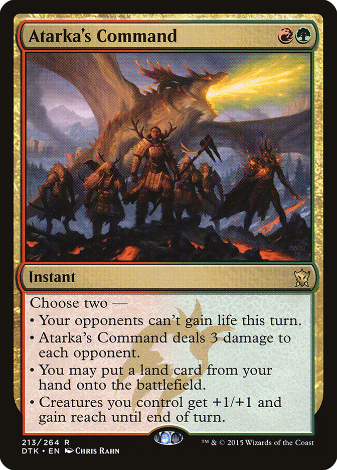 Atarka's Command (Dragons of Tarkir)