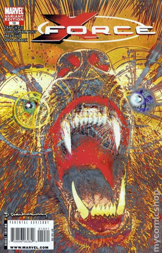 X-Force [2008] #10 (Sienkiewicz Villain Variant)