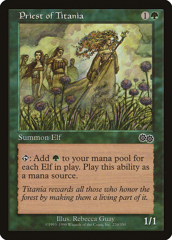 Priest of Titania (Urza's Saga)