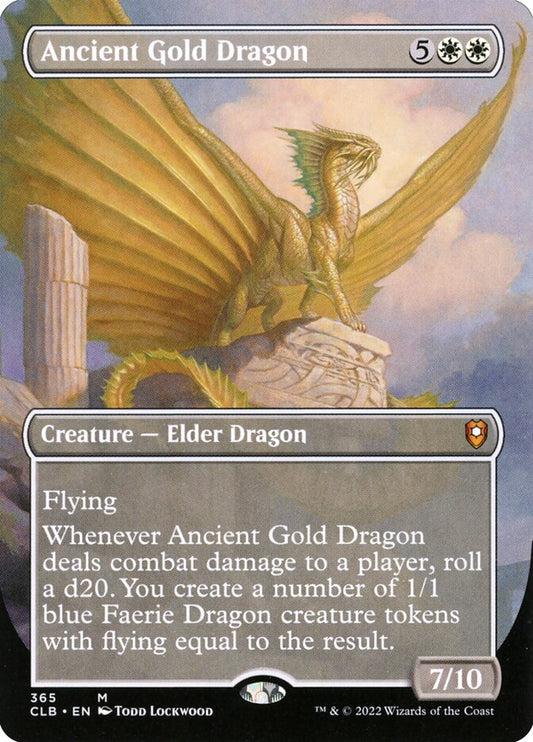 Ancient Gold Dragon (Commander Legends: Battle for Baldur's Gate) [Borderless]