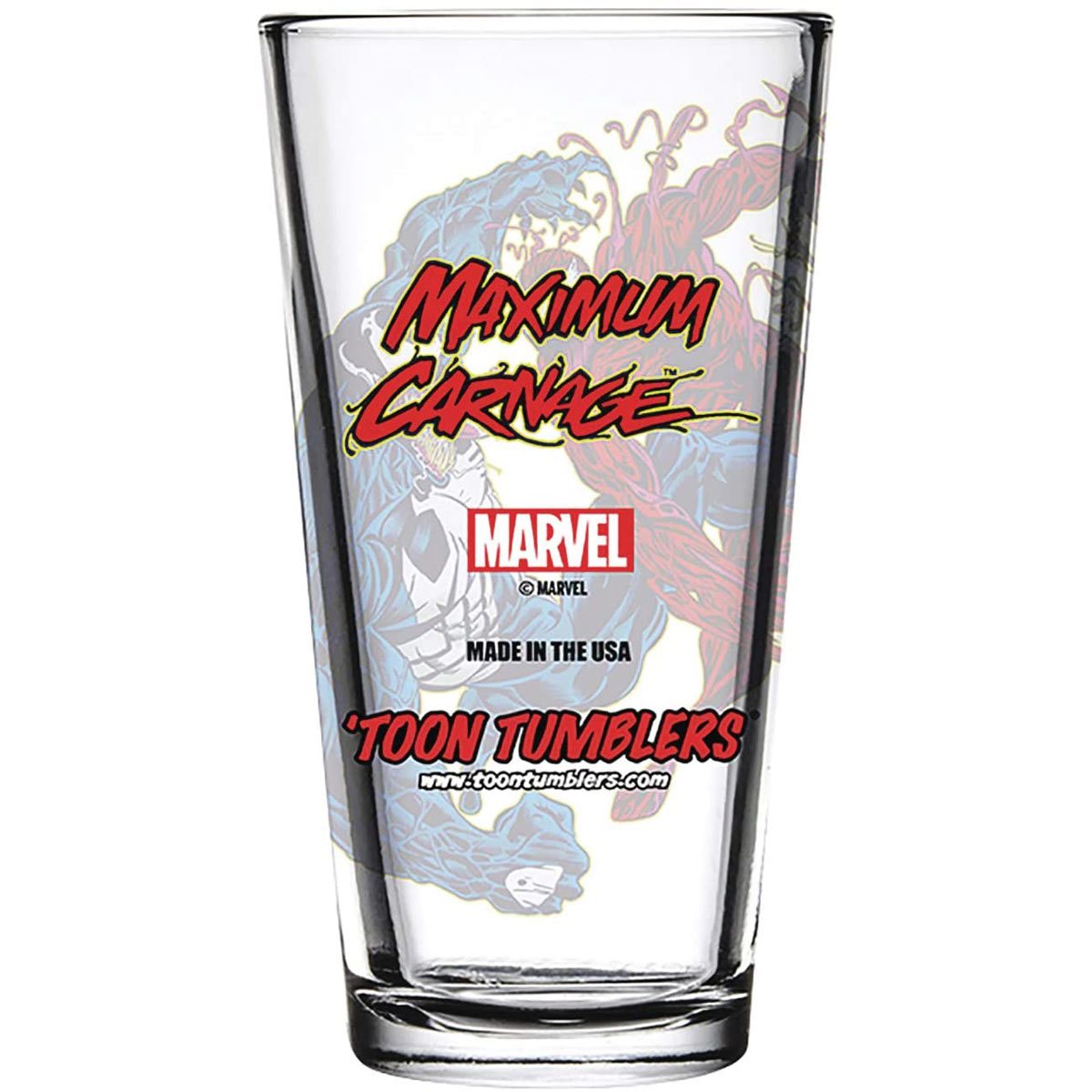 Toon Tumblers Maximum Carnage Pint Glass