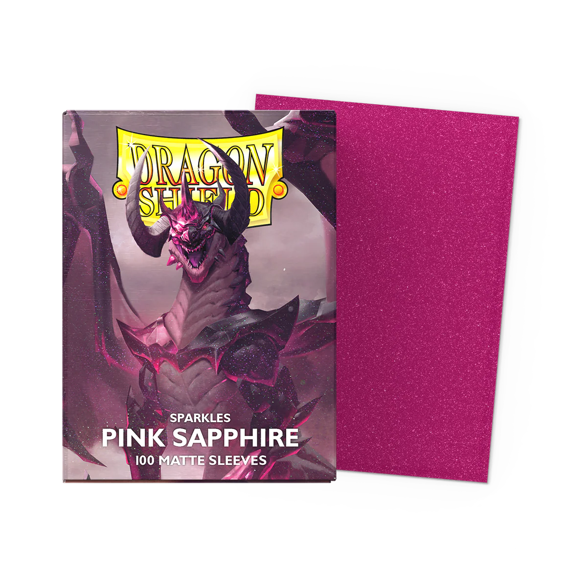 Dragon Shield: Matte - Sparkles Pink Sapphire [100 Pack]