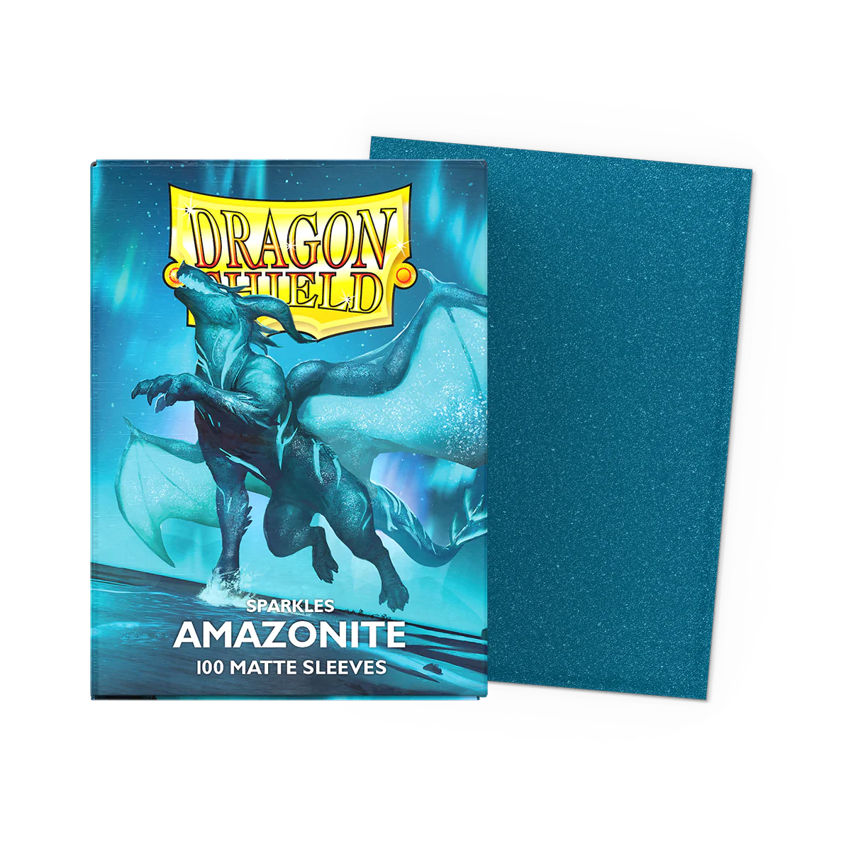 Dragon Shield: Matte - Sparkles Amazonite [100 Pack]