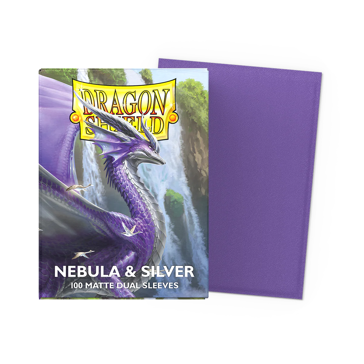 Dragon Shield: Matte Dual - Nebula & Silver [100 Pack]