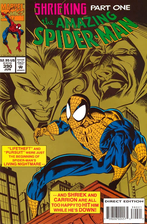 Amazing Spider-Man [1963] #390 [Gold Edition] (MAK)