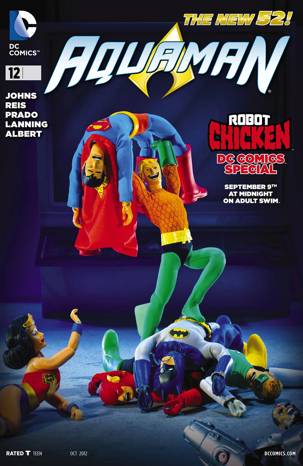 Aquaman [2011] #12 (Robot Chicken Variant)