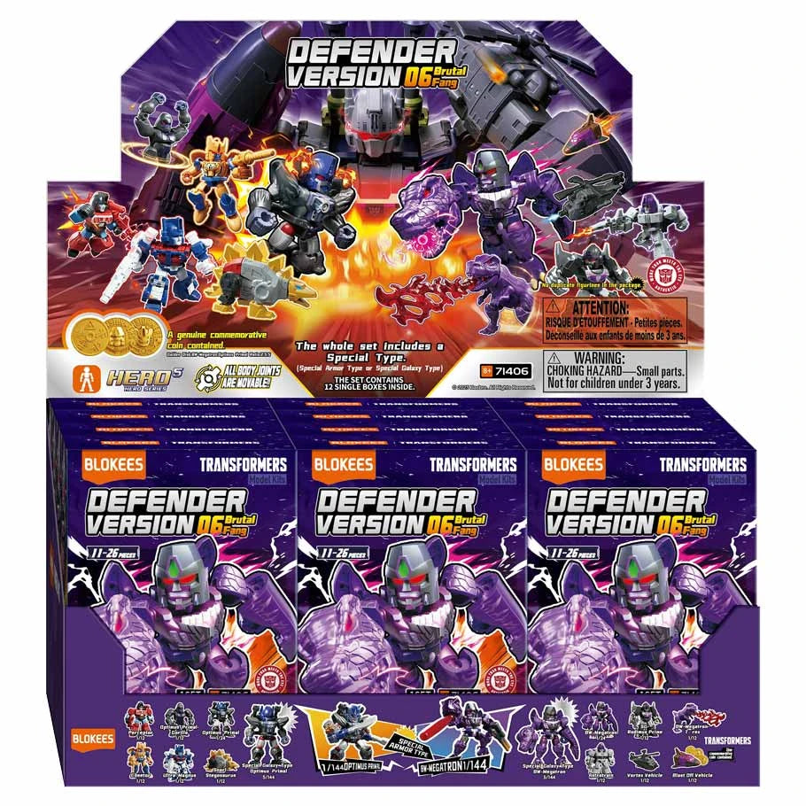 Blokees: Transformers - Defender Version 06: Brutal Fang Blind Box Pack