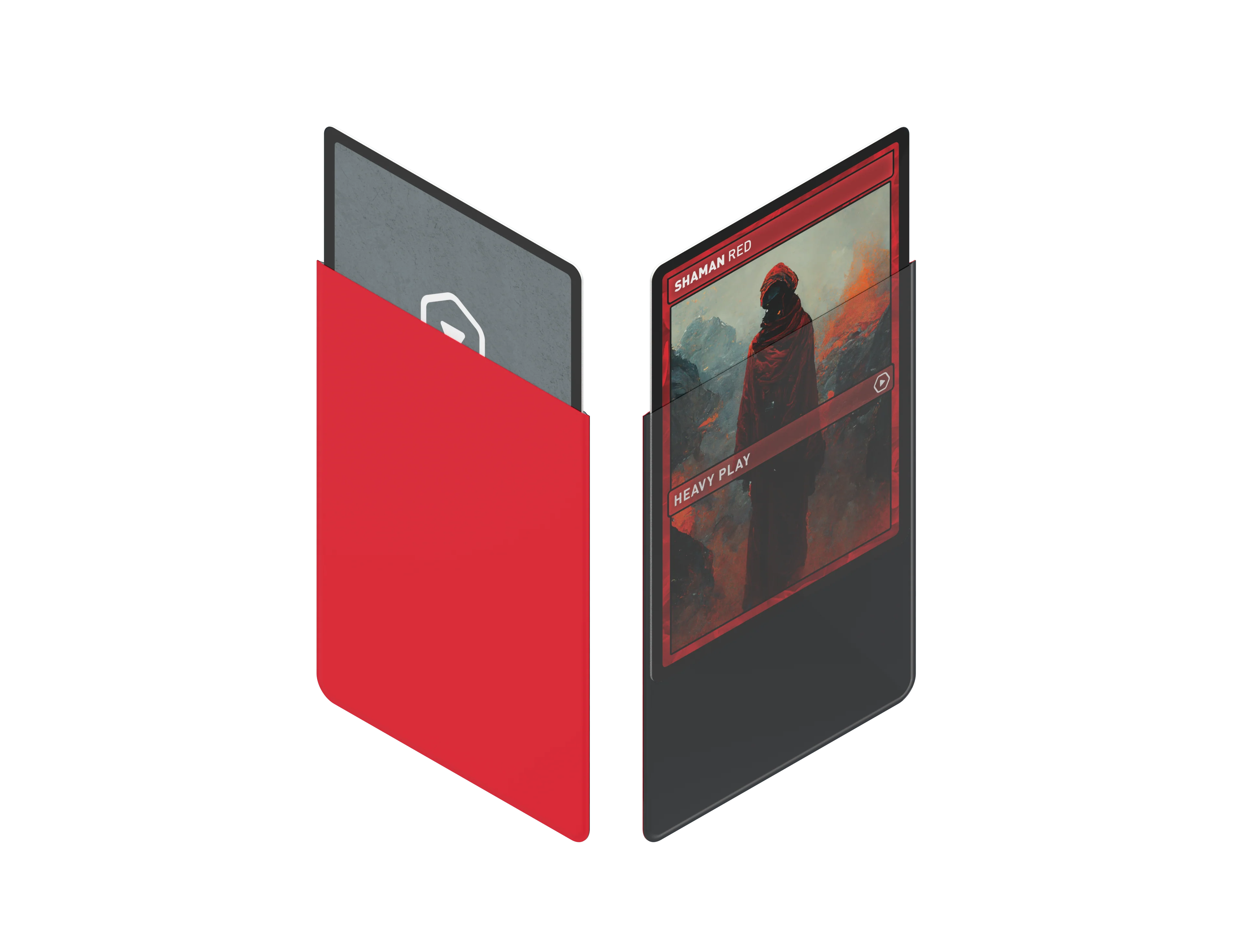 CURV Sleeves Standard: Shaman Red [100 pack]
