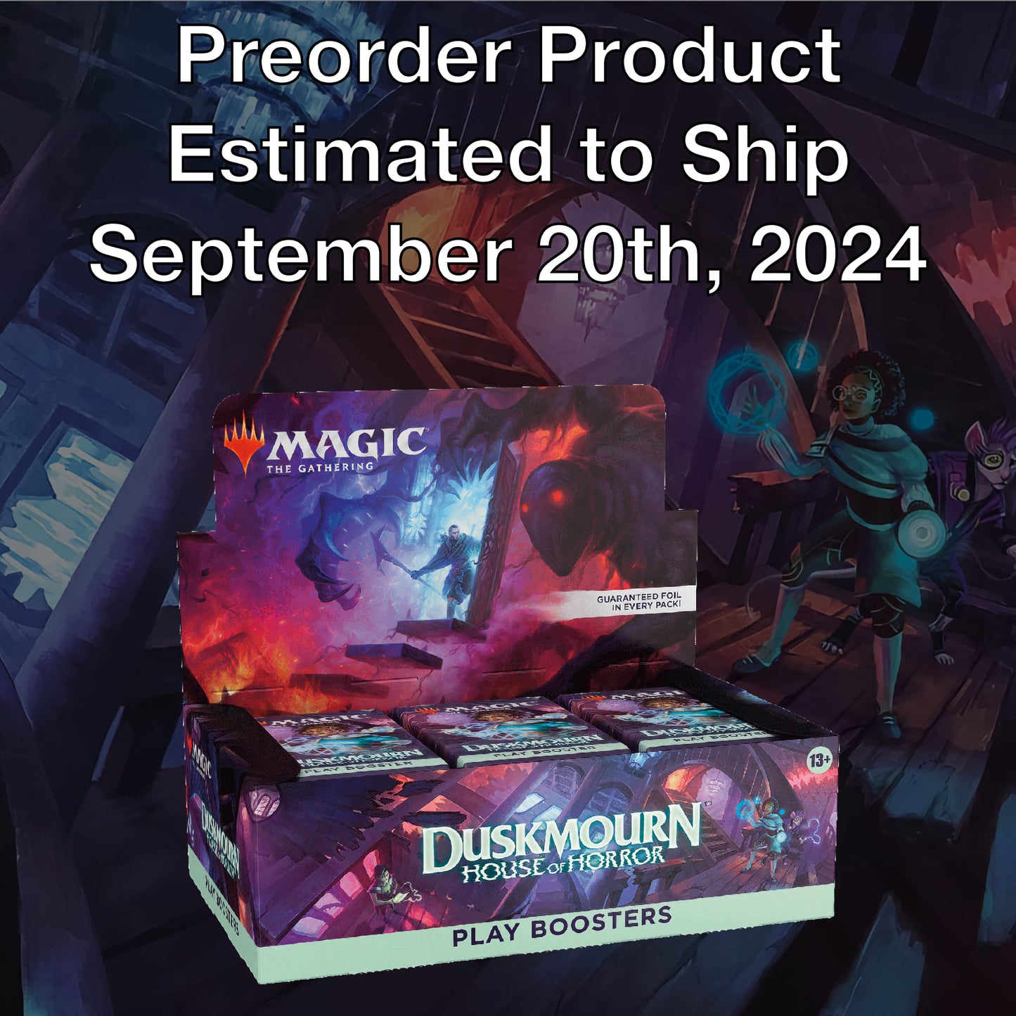 Magic the Gathering CCG: Duskmourn - House of Horror Play Booster Display