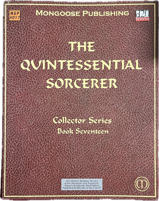 The Quintessential Sorcerer (D&D 3.0)