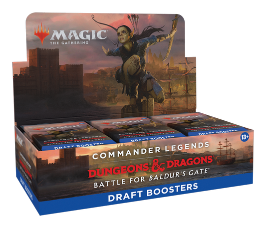 Magic the Gathering CCG: Commander Legends - Battle for Baldur`s Gate Draft Booster Display
