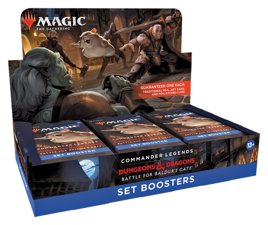 Magic the Gathering CCG: Commander Legends - Battle for Baldur's Gate Set Booster Display