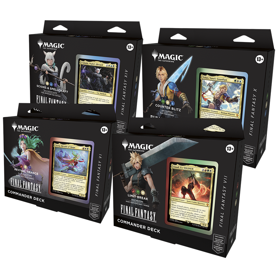 Magic the Gathering CCG: Final Fantasy Commander Deck Set