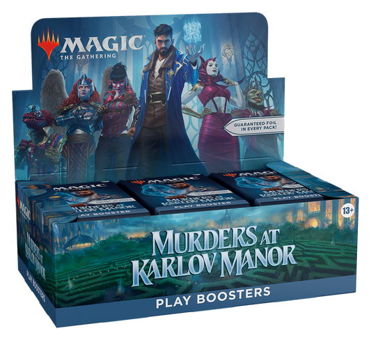 Magic the Gathering CCG: Murders At Karlov Manor Play Booster Display