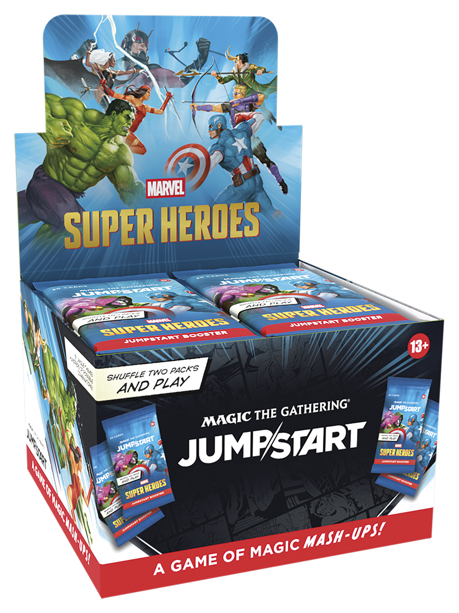 Magic the Gathering CCG: Marvel Super Heroes Jumpstart Booster Display [24 packs]
