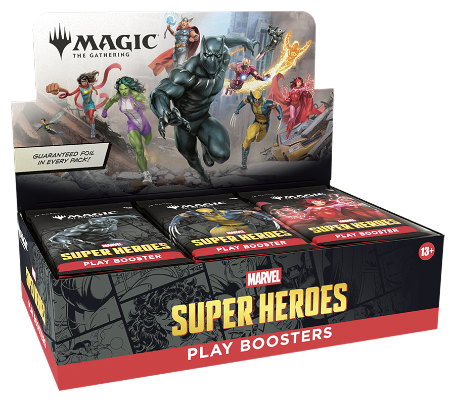 Magic the Gathering CCG: Marvel Super Heroes Play Booster Display [30 Packs]