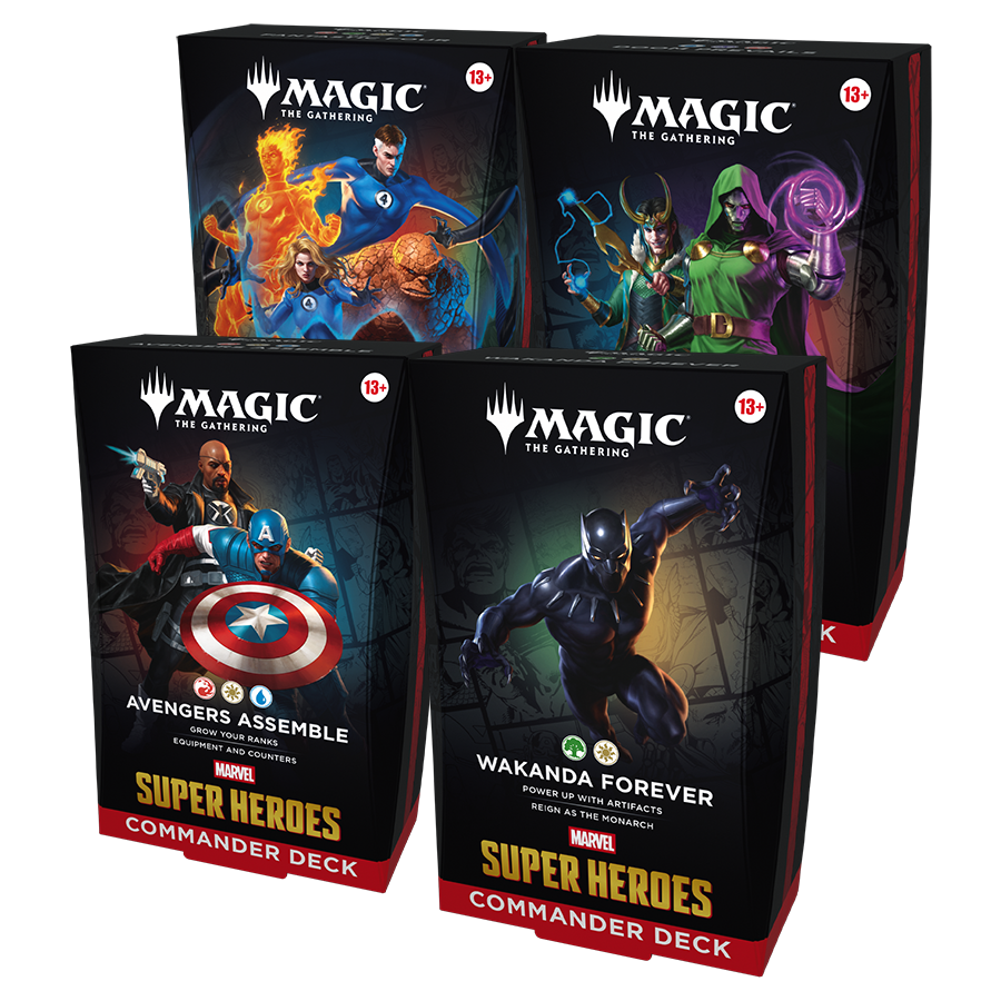 Magic the Gathering CCG: Marvel Super Heroes Commander Deck Set