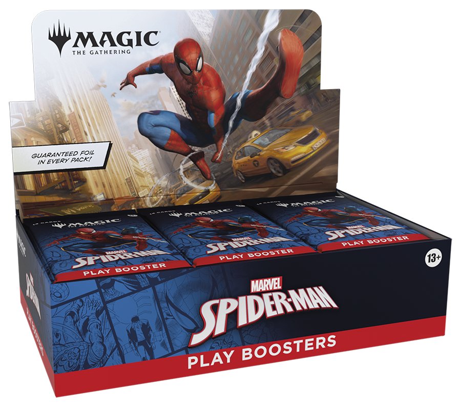 Magic the Gathering CCG: Marvel`s Spider Man Play Booster Display