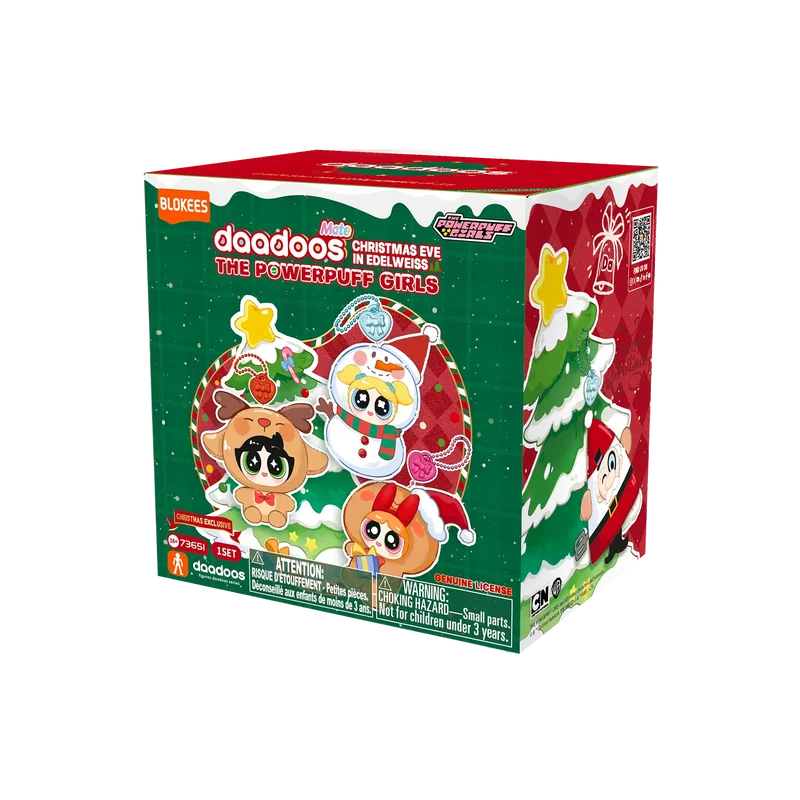Blokees: The Powerpuff Girls daadoos Mate Series 01 Christmas Eve in Edelweiss Blind Box