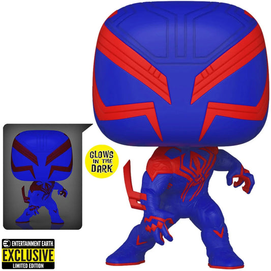 Pop Vinyl Spider-Man Across Spiderverse Spider-Man 2099 Figure (Glow in the Dark Entertainment Earth Exclusive)